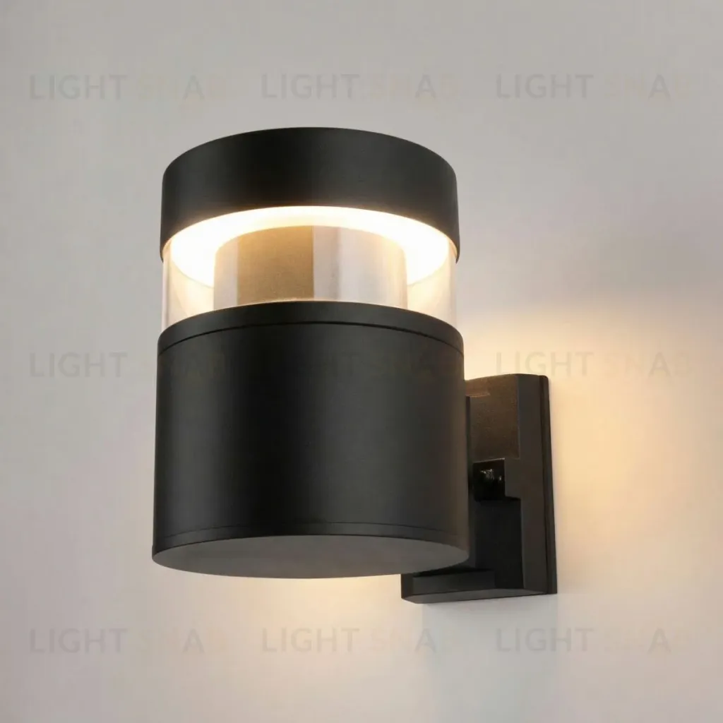 Уличный настенный светильник Elektrostandard 1530 TECHNO LED черный 4690389219139 a072083 4690389219139