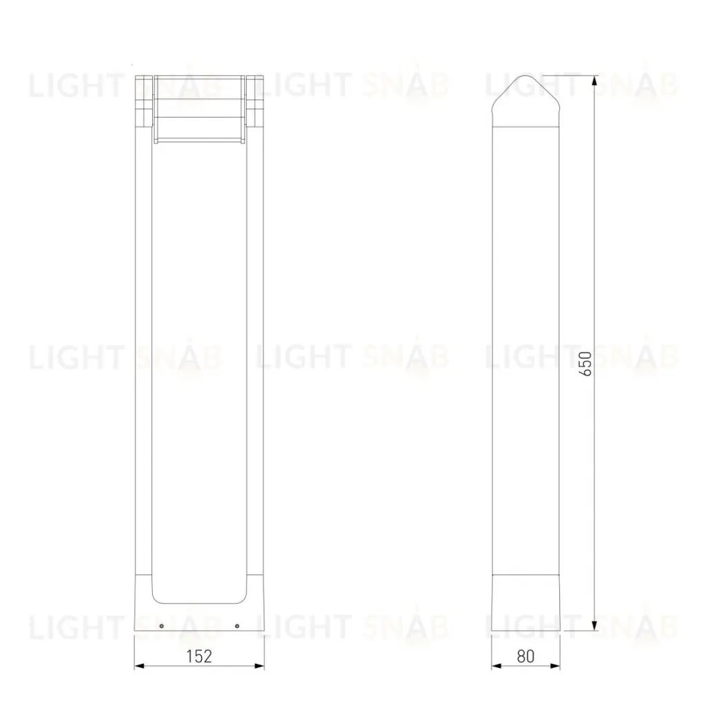 Ландшафтный светильник Elektrostandard DORS 35163/F черный 4690389219313 a072078 4690389219313