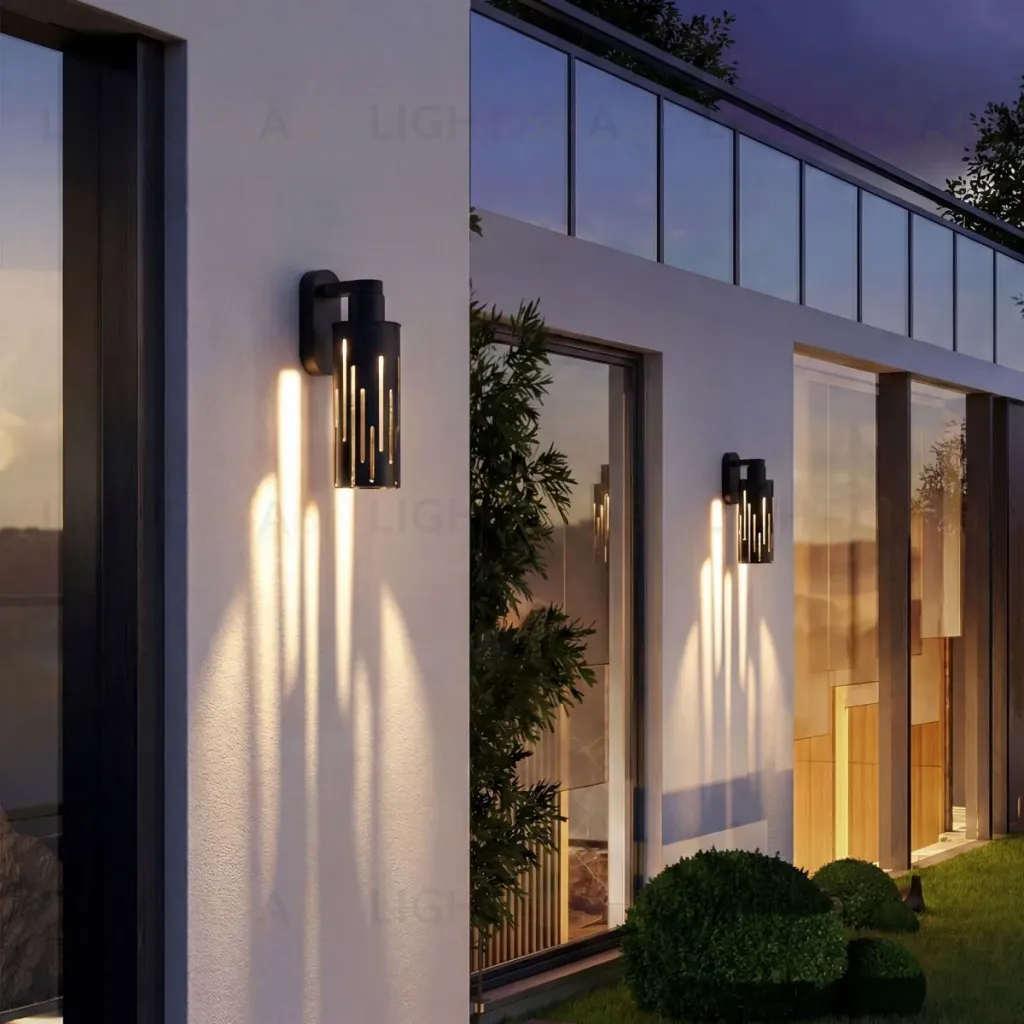 Уличный настенный светильник Elektrostandard Streak 35197/W черный 4690389219481 a072054 4690389219481