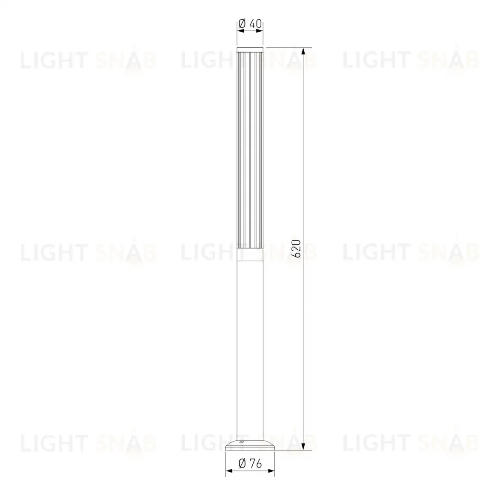 Ландшафтный светильник Elektrostandard Peak 35196/F черный 4690389218897 a071902 4690389218897