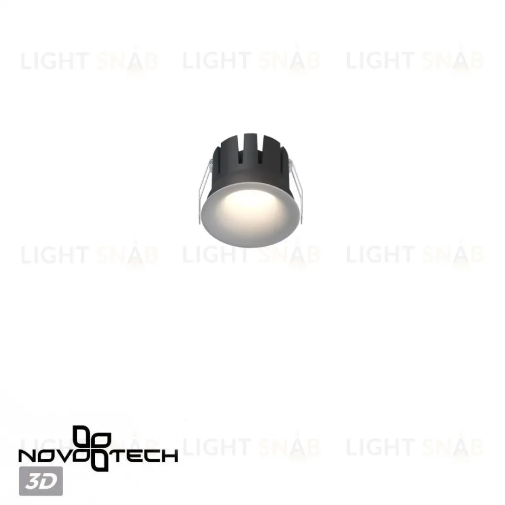 Встраиваемый светильник с переключателем цв. температуры Novotech Wir Eclat 359884 359884