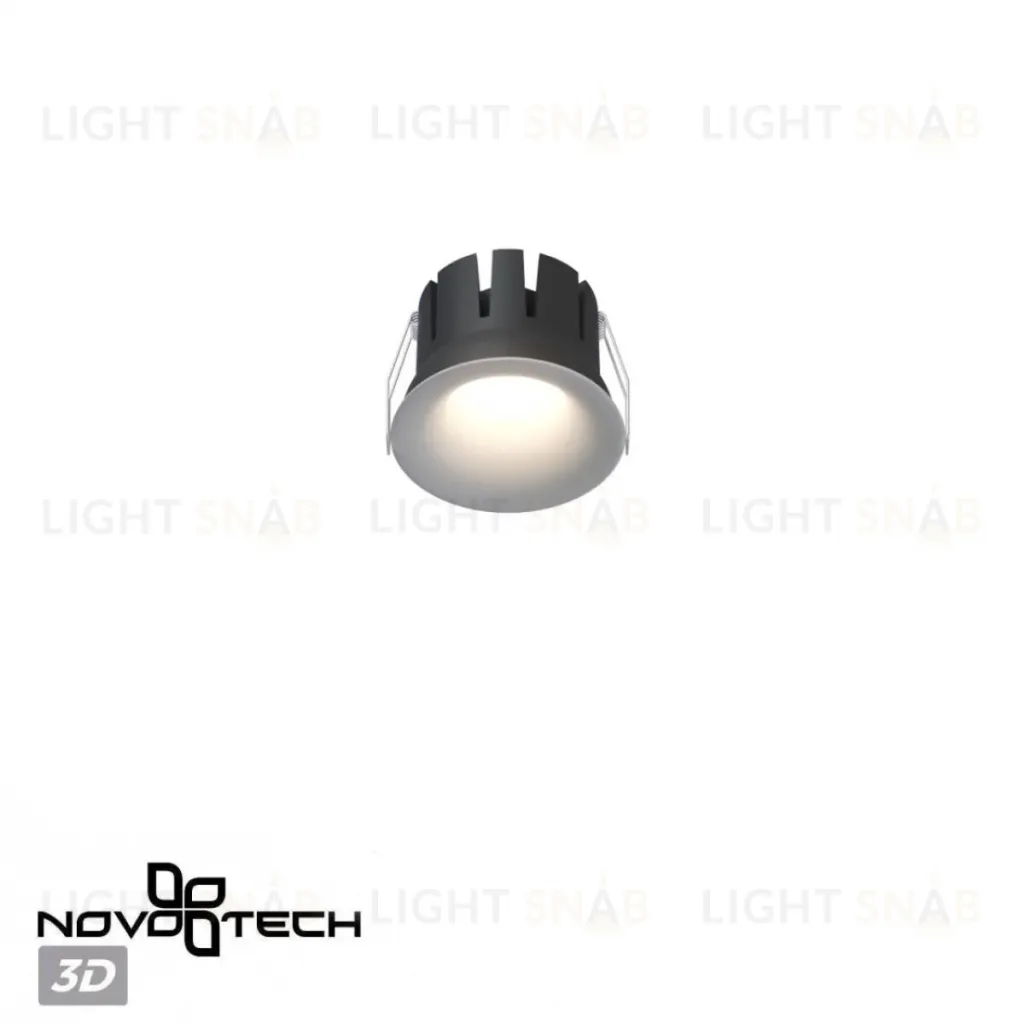 Встраиваемый светильник с переключателем цв. температуры Novotech Wir Eclat 359886 359886