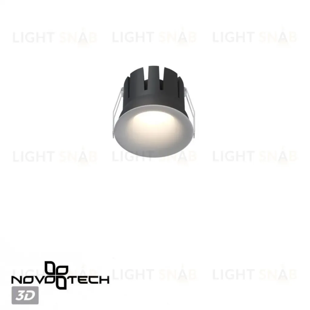 Встраиваемый светильник с переключателем цв. температуры Novotech Wir Eclat 359888 359888