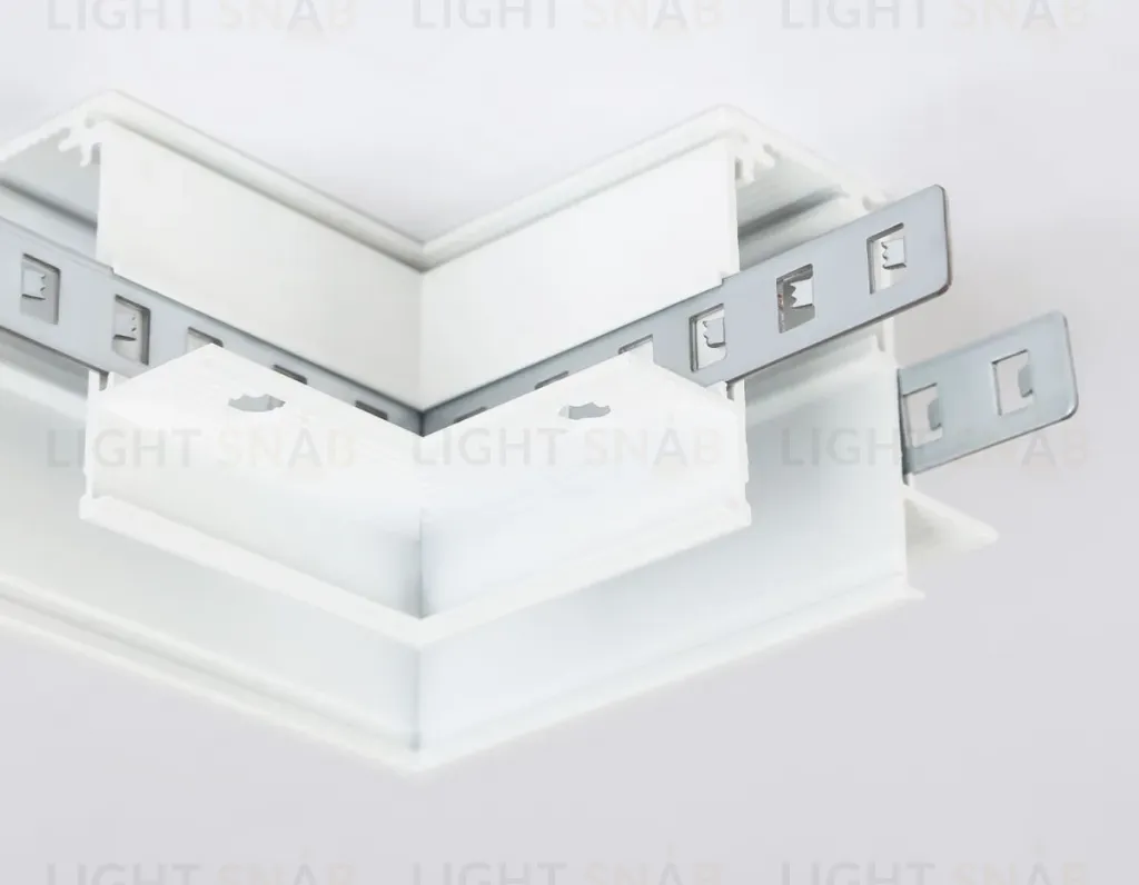 Коннектор угловой для встраиваемого шинопровода под ГКЛ 9,5мм Ambrella Light Magnetic Standard GL3352-9.5 GL3352-9.5
