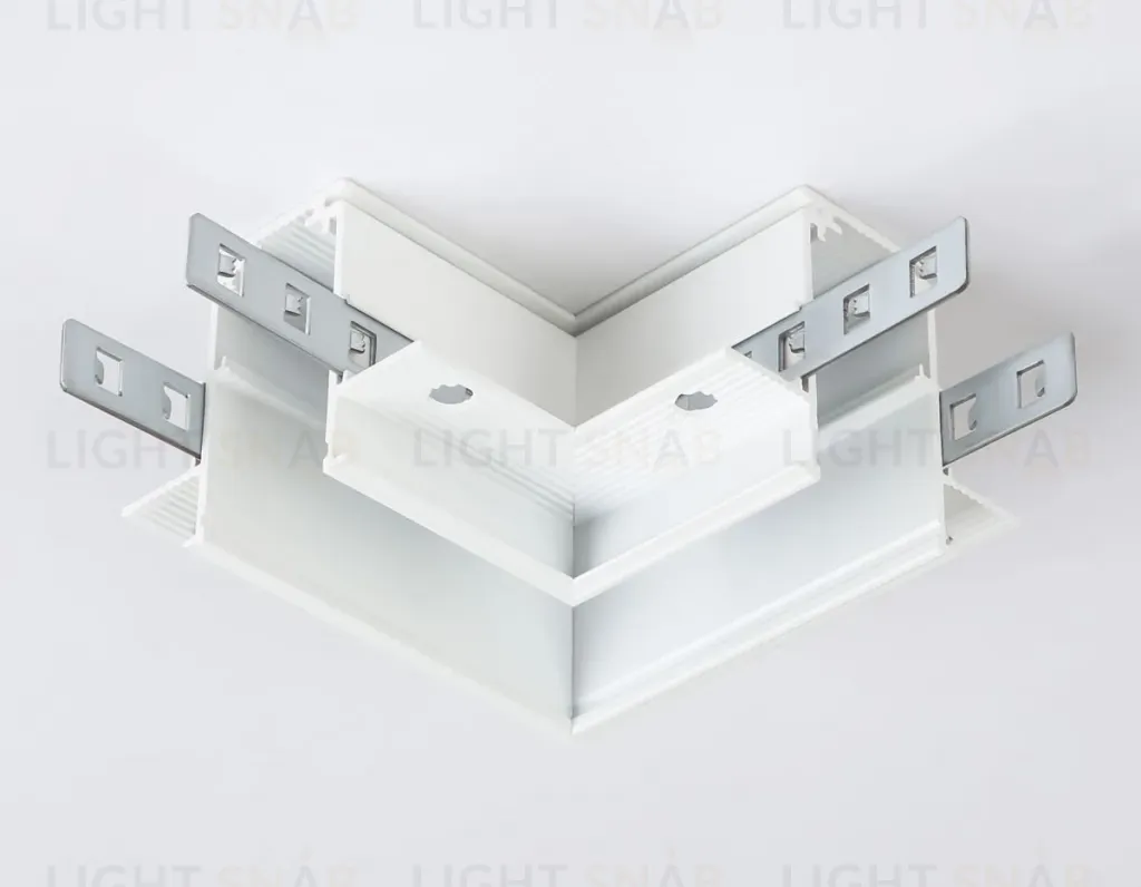 Коннектор угловой для встраиваемого шинопровода под ГКЛ 9,5мм Ambrella Light Magnetic Standard GL3352-9.5 GL3352-9.5