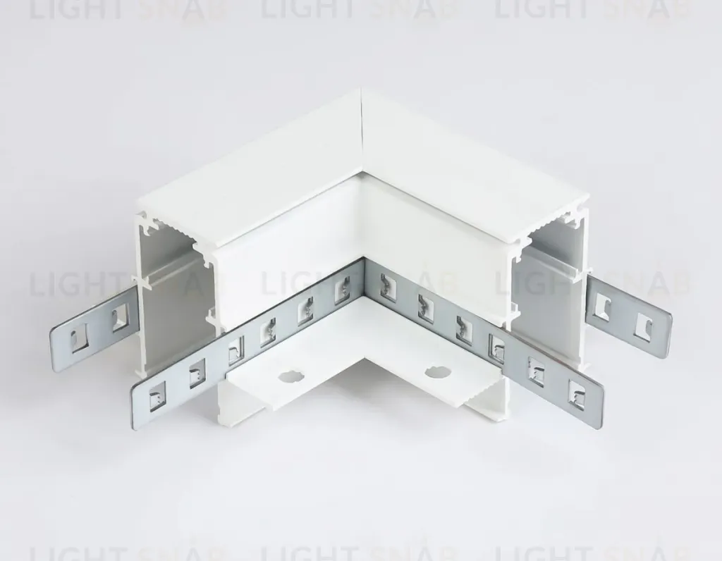 Коннектор угловой для встраиваемого шинопровода под ГКЛ 9,5мм Ambrella Light Magnetic Standard GL3352-9.5 GL3352-9.5