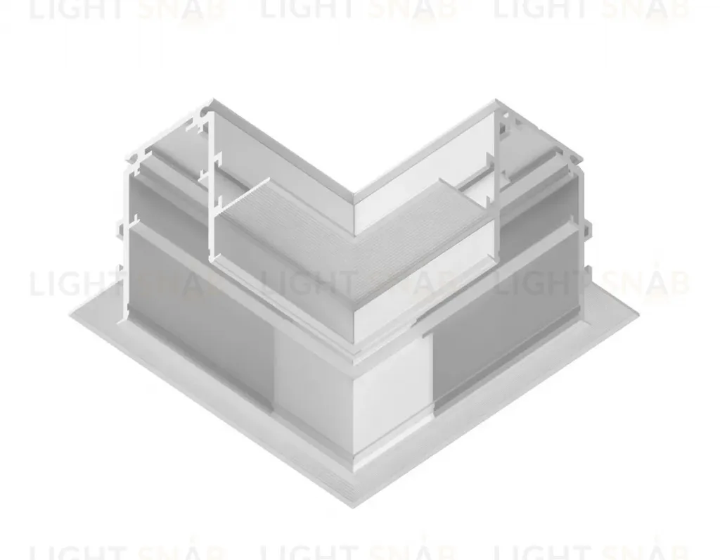 Коннектор угловой для встраиваемого шинопровода под ГКЛ 9,5мм Ambrella Light Magnetic Standard GL3352-9.5 GL3352-9.5