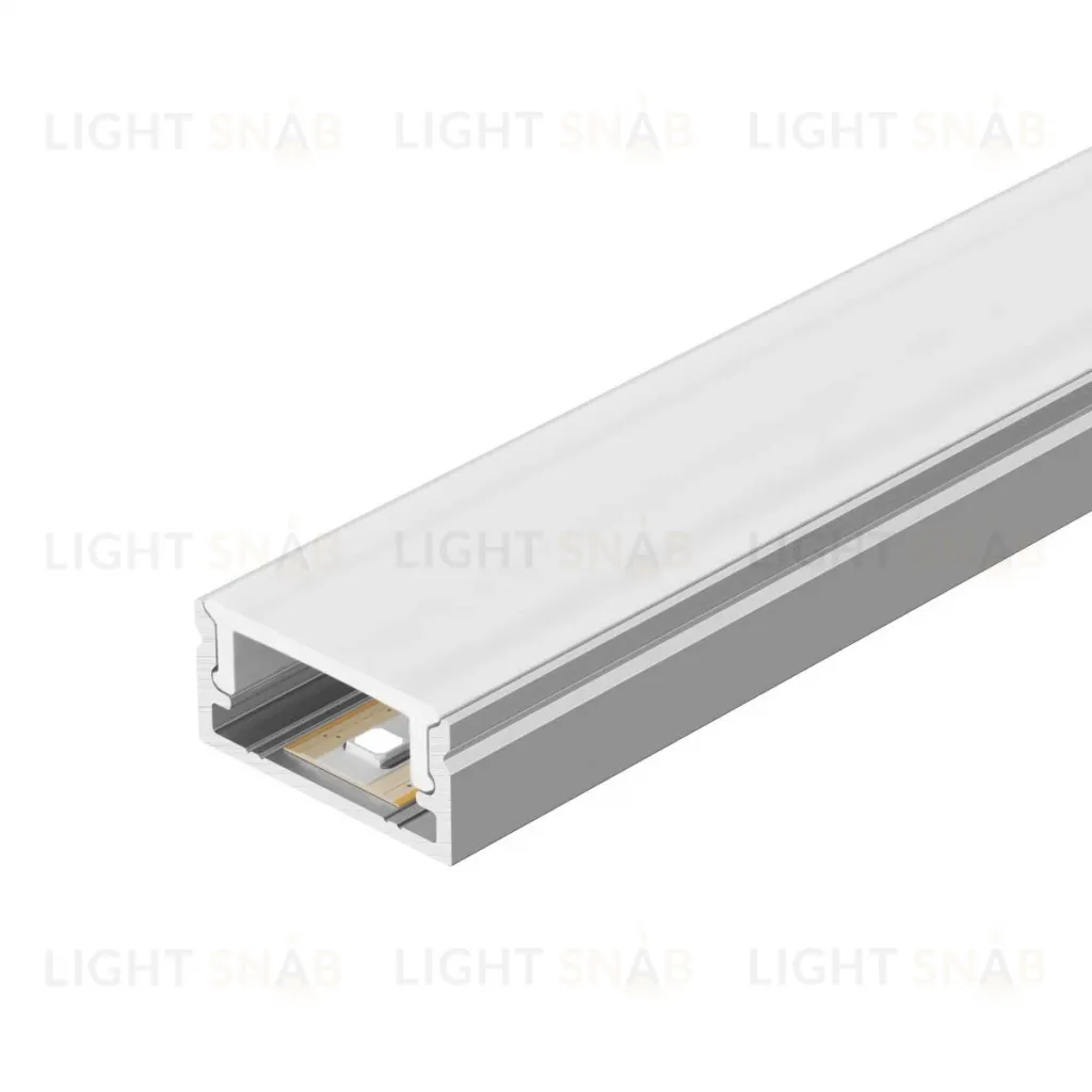 Набор для светодиодной подсветки Arlight ARL-KIT-SLIM-FC 24V Day4000 (14 W/m, IP20, 2m) (Алюминий+пластик) 053437 053437