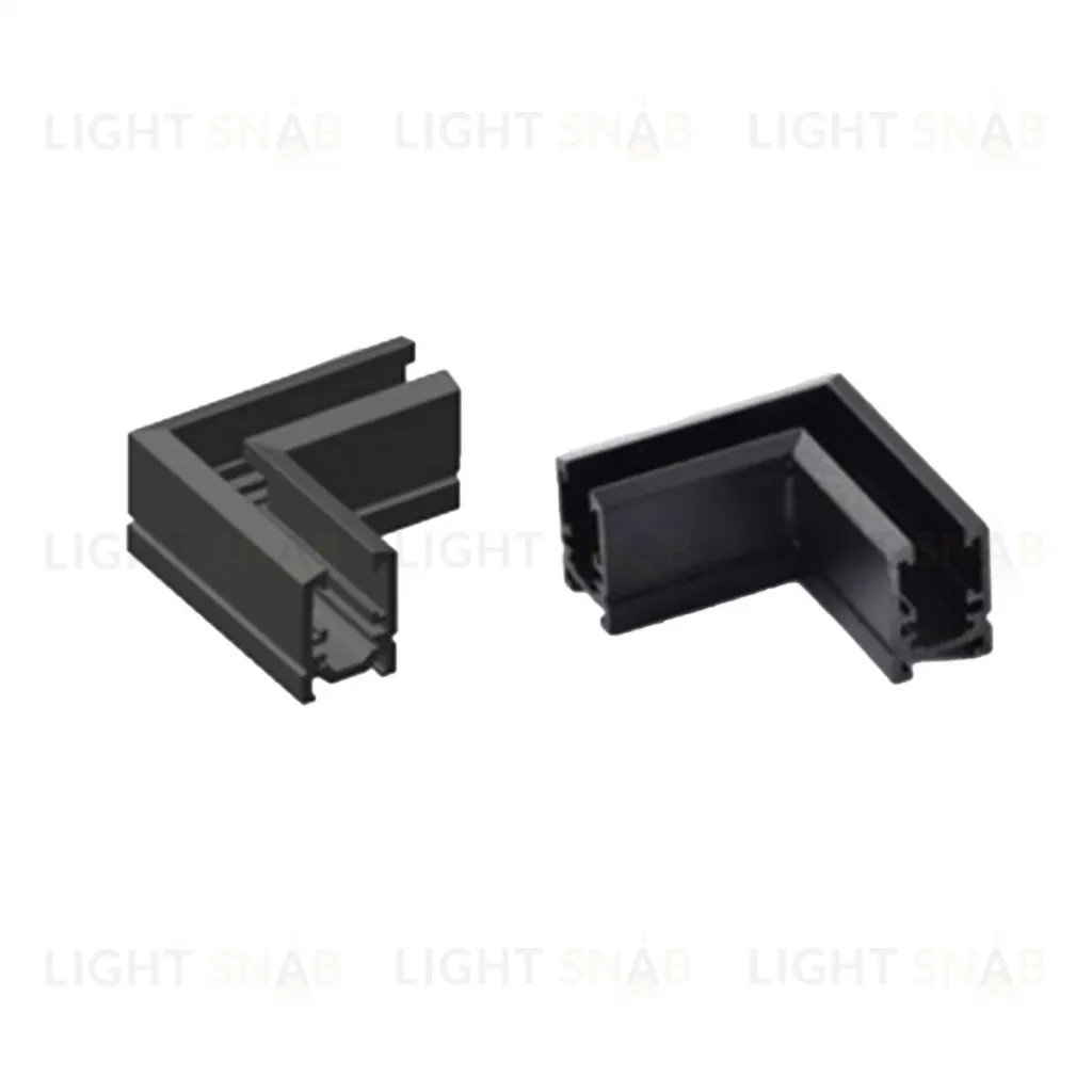 Коннектор угловой для накладного магнитного шинопровода Arlight MAG-MICROCOSM-CON-L90 (BK) (IP20 Металл) 062218 062218