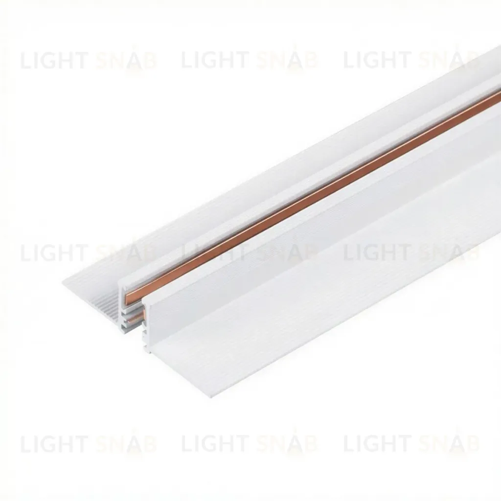 Шинопровод магнитный встраиваемый Arlight MAG-MICROCOSM-TRACK-4115-FDW-2000 (WH) (IP20 Металл) 062719 062719