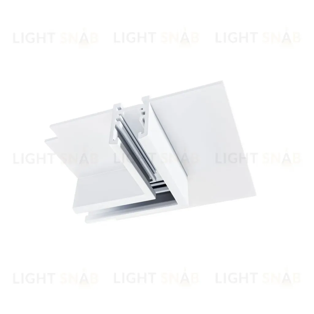 Коннектор угловой для встраиваемого магнитного шинопровода Arlight MAG-MICROCOSM-CON-FDW-L90 (WH) (IP20 Металл) 062720 062720