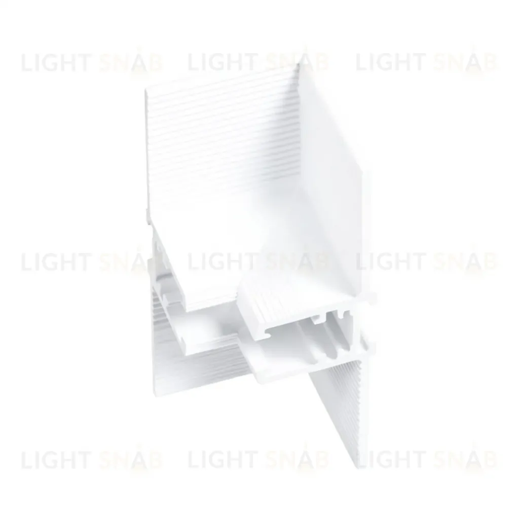 Коннектор угловой для встраиваемого магнитного шинопровода Arlight MAG-MICROCOSM-CON-FDW-L90-INT (WH) (IP20 Металл) 062721 062721