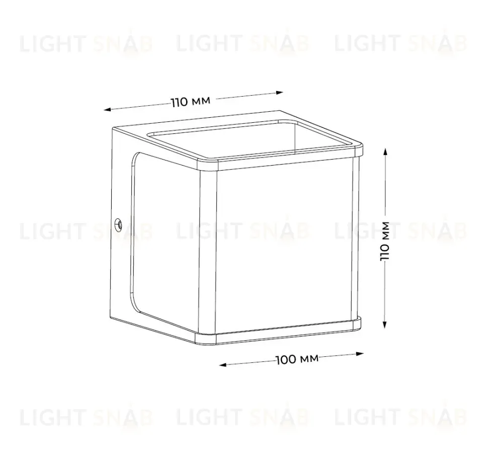 Уличный настенный светильник Italline IT3007B IT3007B