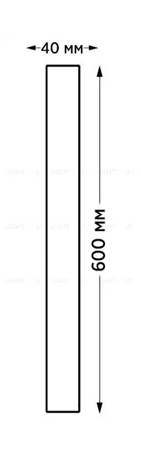 Уличный настенный светильник Italline IT3050/600 IT3050/600