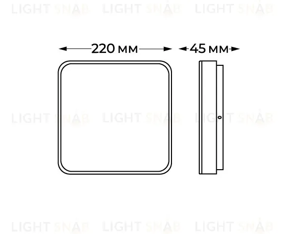 Уличный потолочный светильник Italline IT6012 IT6012