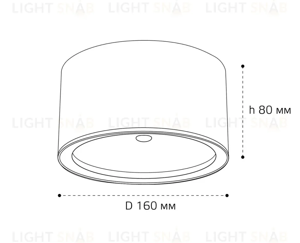 Уличный потолочный светильник Italline IT6041 IT6041