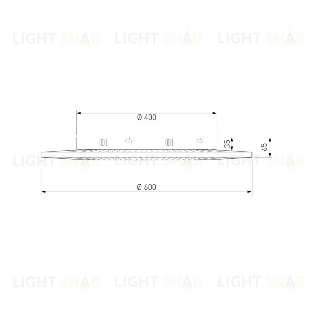 Потолочный светильник Eurosvet Kreis 101003 LED белый a071495 101003 LED белый