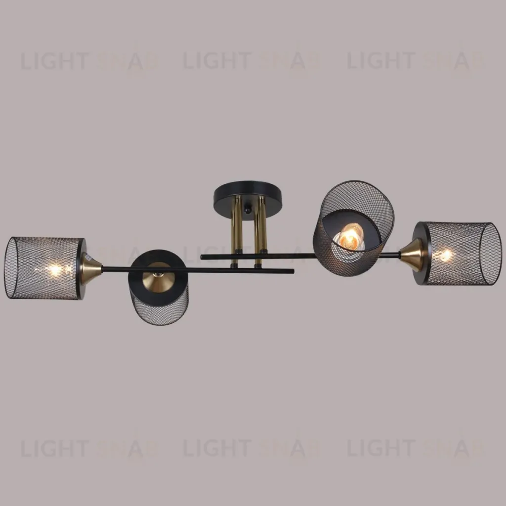 Потолочная люстра Reluce 38460-0.3-04 BK+COPPER 38460-0.3-04 BK+COPPER