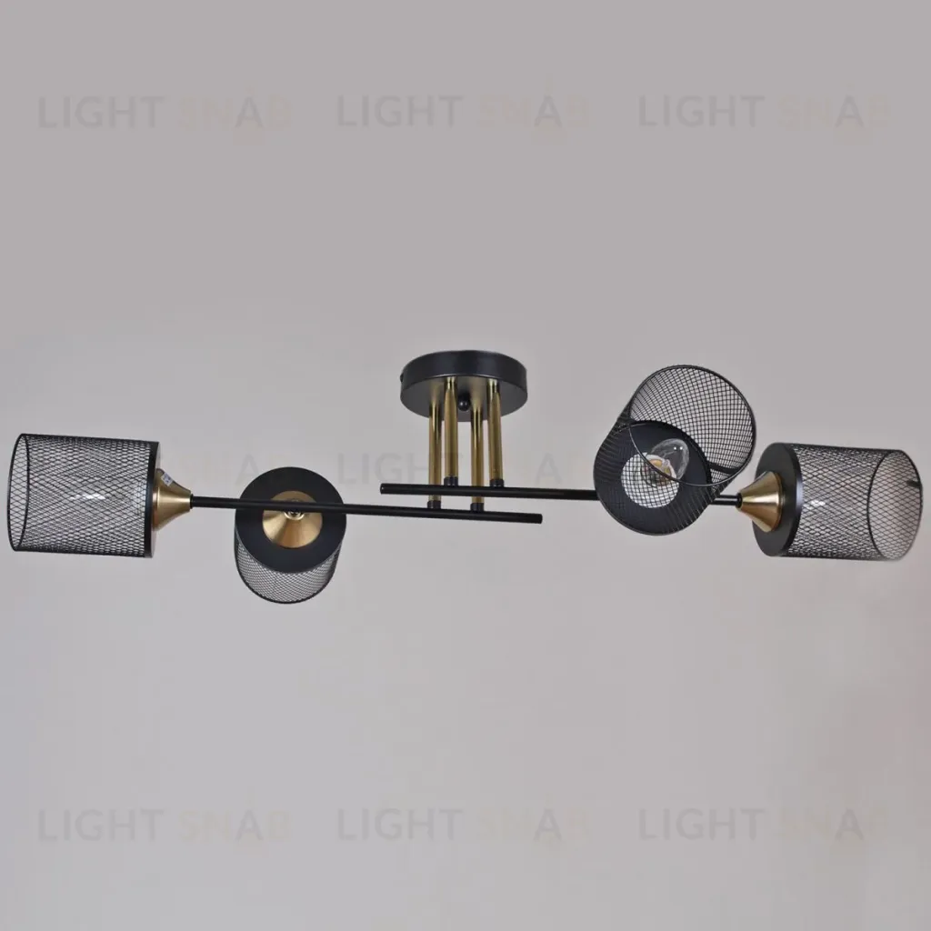 Потолочная люстра Reluce 38460-0.3-04 BK+COPPER 38460-0.3-04 BK+COPPER