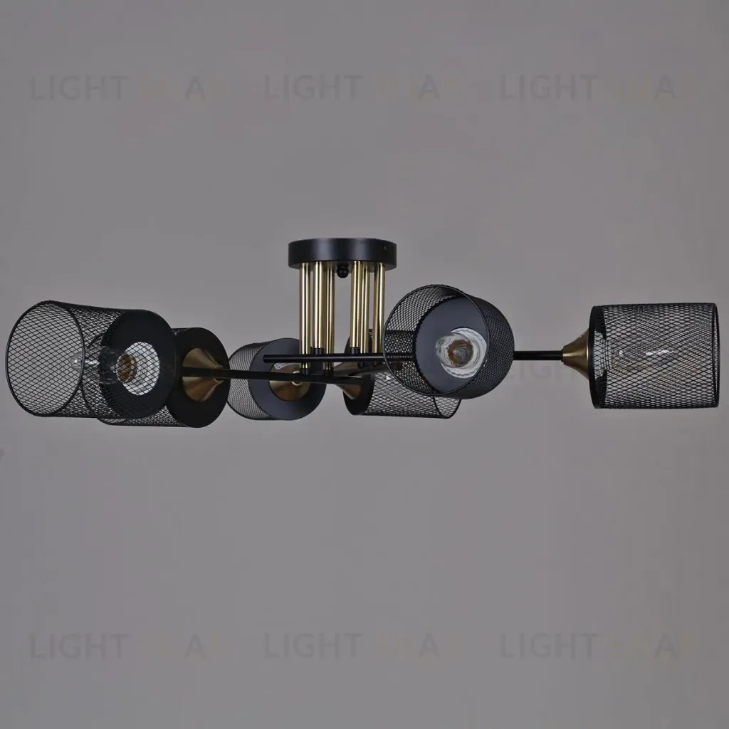 Потолочная люстра Reluce 38460-0.3-06 BK+COPPER 38460-0.3-06 BK+COPPER
