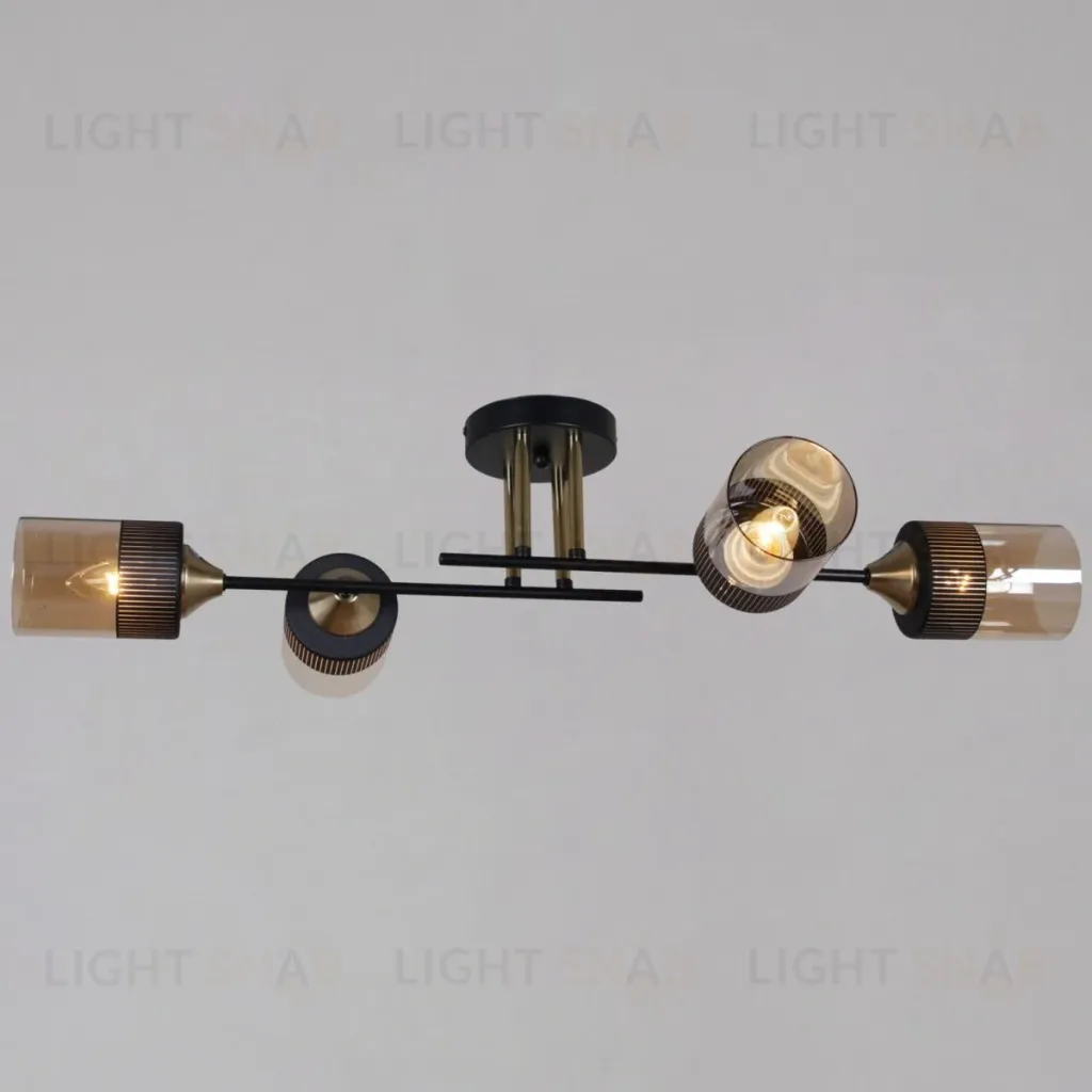 Потолочная люстра Reluce 48460-0.3-04 BK+COPPER 48460-0.3-04 BK+COPPER