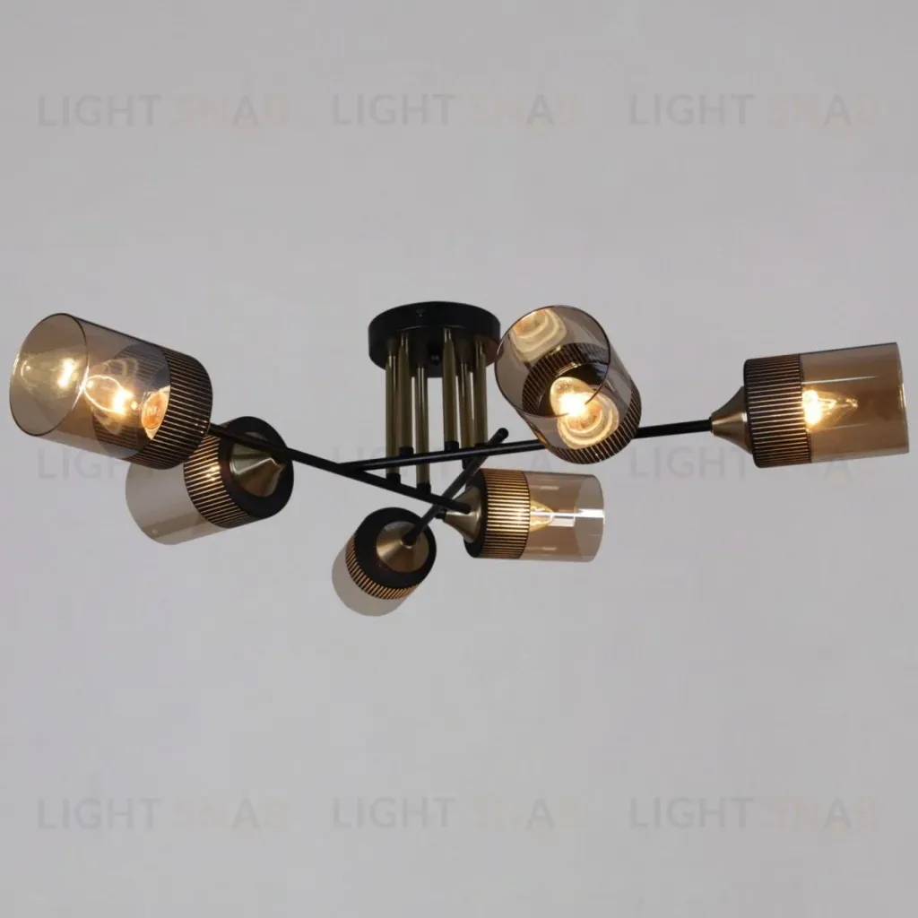 Потолочная люстра Reluce 48460-0.3-06 BK+COPPER 48460-0.3-06 BK+COPPER