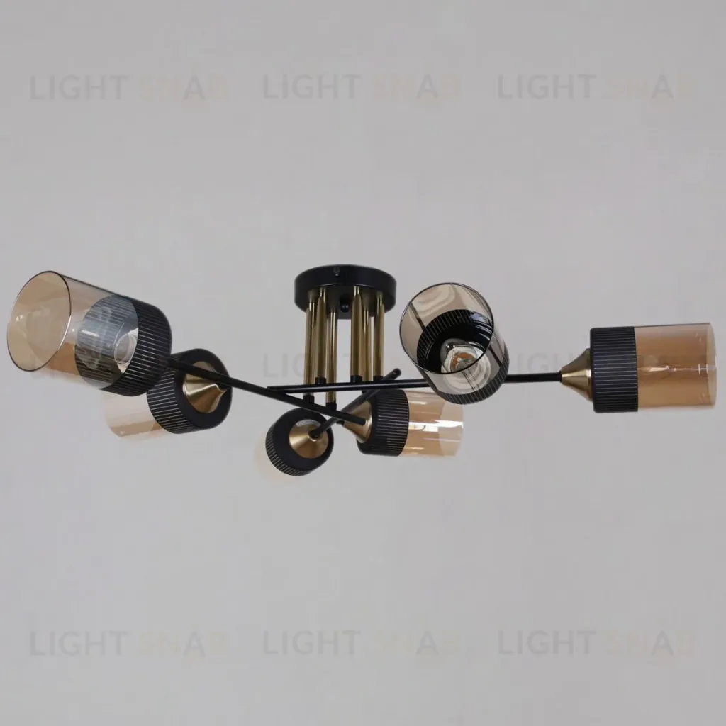 Потолочная люстра Reluce 48460-0.3-06 BK+COPPER 48460-0.3-06 BK+COPPER