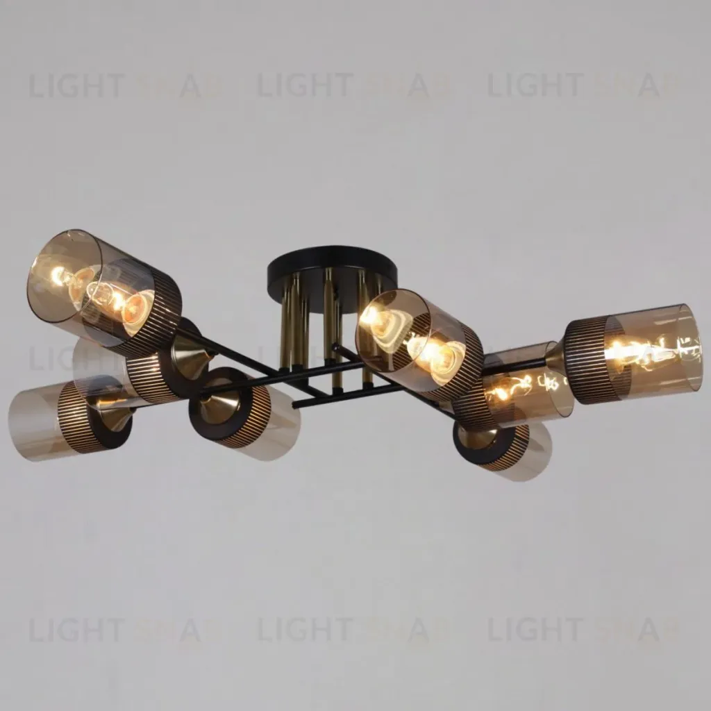 Потолочная люстра Reluce 48460-0.3-08 BK+COPPER 48460-0.3-08 BK+COPPER
