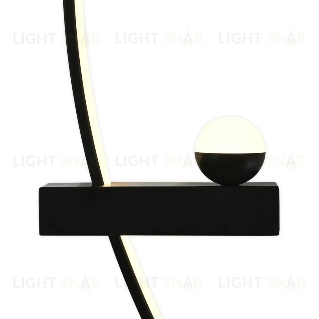 Настенный светильник Escada Ray 10220/2LED Black L 10220/2LED Black L