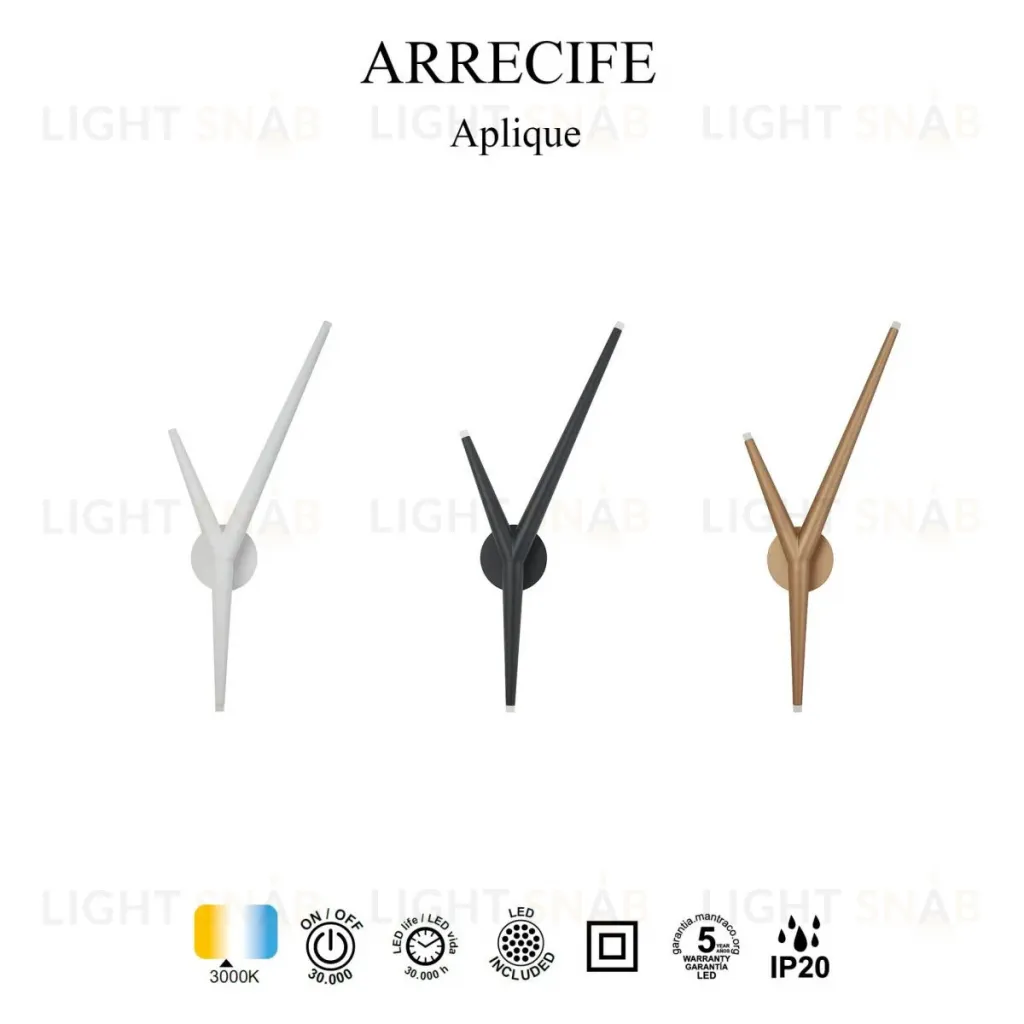 Настенный светильник Mantra Arrecife 9212 9212