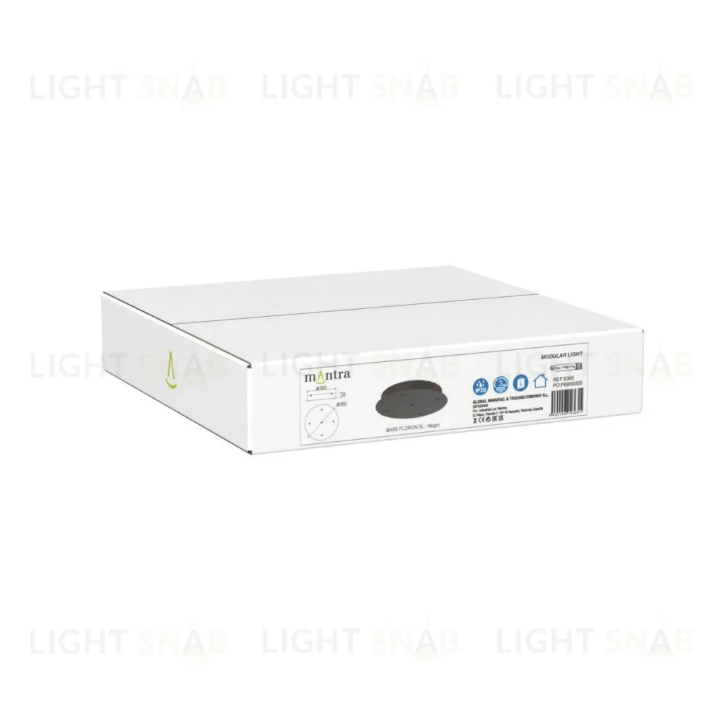 Основание потолочное 5L Mantra Modular Light Florones 9365 9365