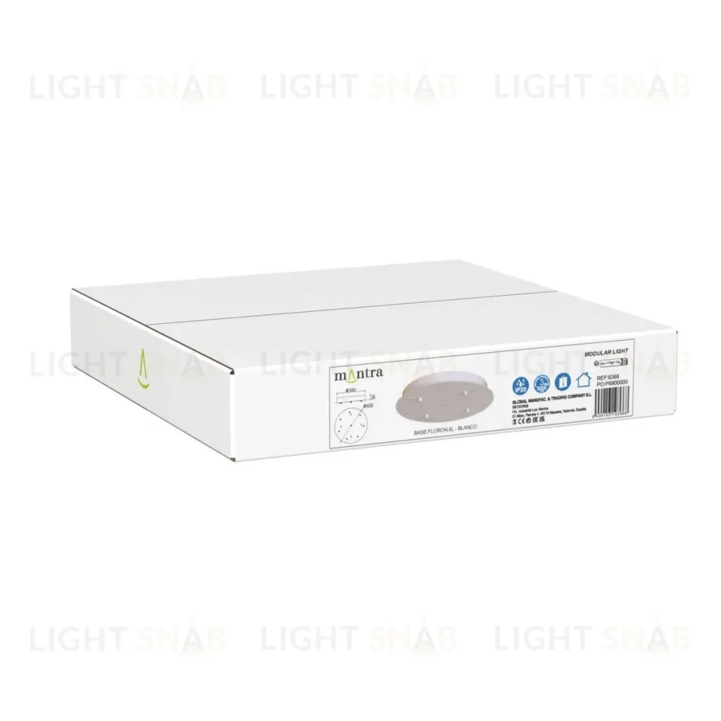 Основание потолочное 8L Mantra Modular Light Florones 9366 9366