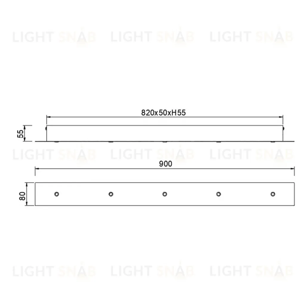 Основание потолочное 5L Mantra Modular Light Florones 9382 9382