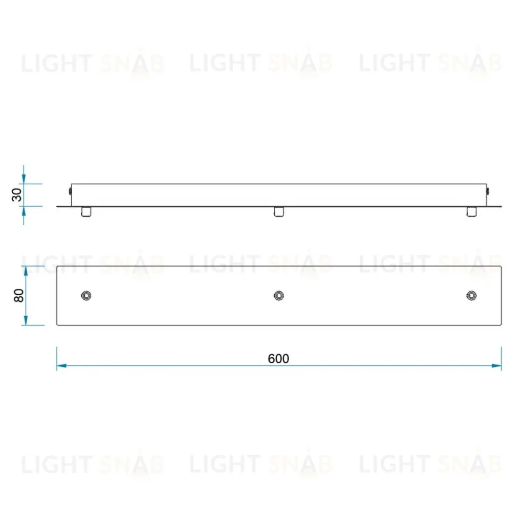 Основание потолочное 3L Mantra Modular Light Florones 9465 9465