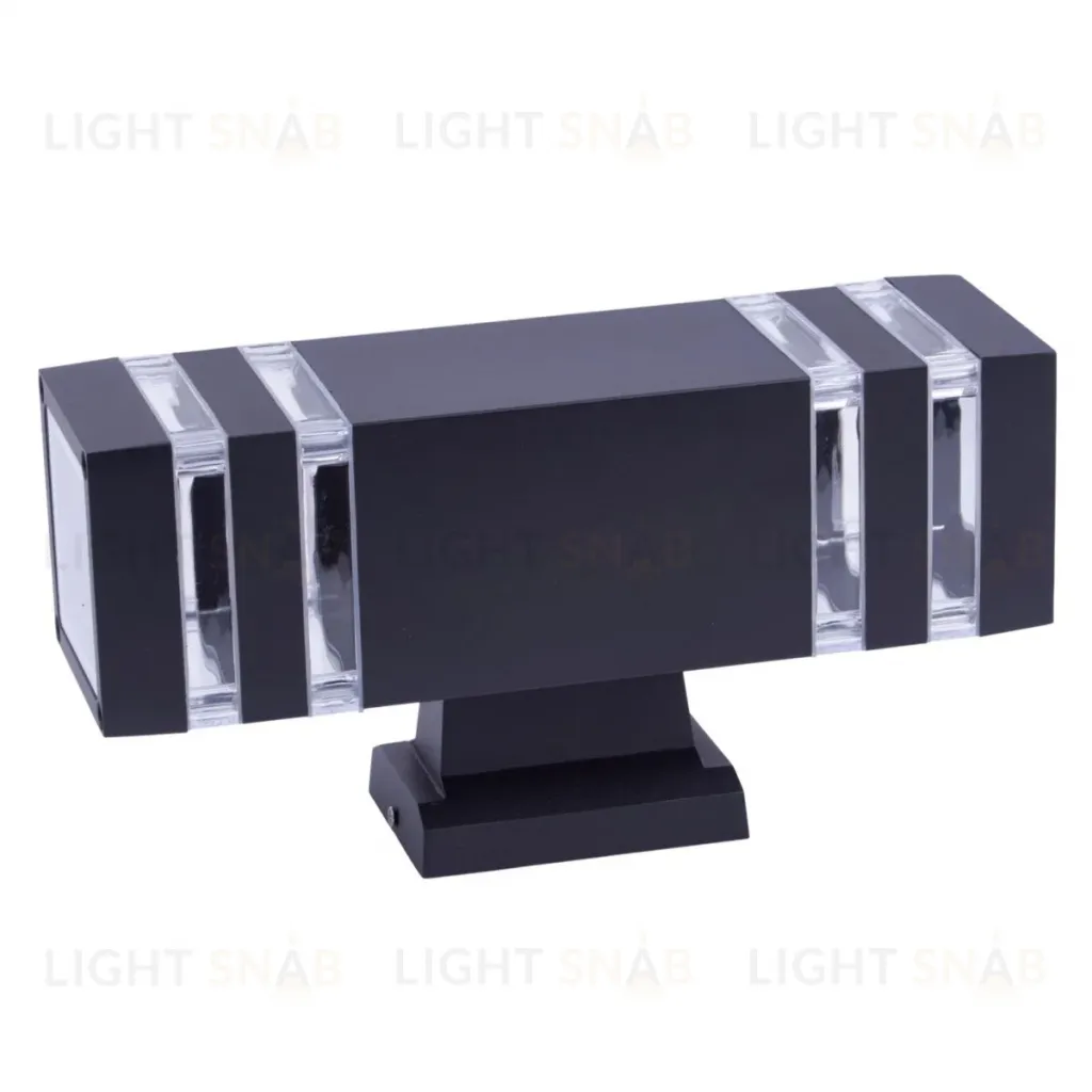 Уличный настенный светильник Uniel UUL-S24A 2x60W/E27 IP65 BLACK UL-00012923 UUL-S24A 2x60W/E27 IP65 BLACK