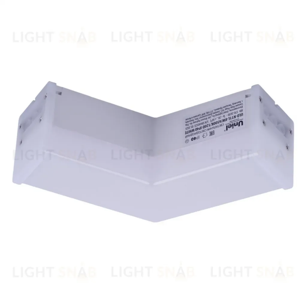 Модульный светильник L-образный Uniel ULO-N11L-8W/6500K/120D IP40 WHITE UL-00013276 ULO-N11L-8W/6500K/120D IP40 WHITE