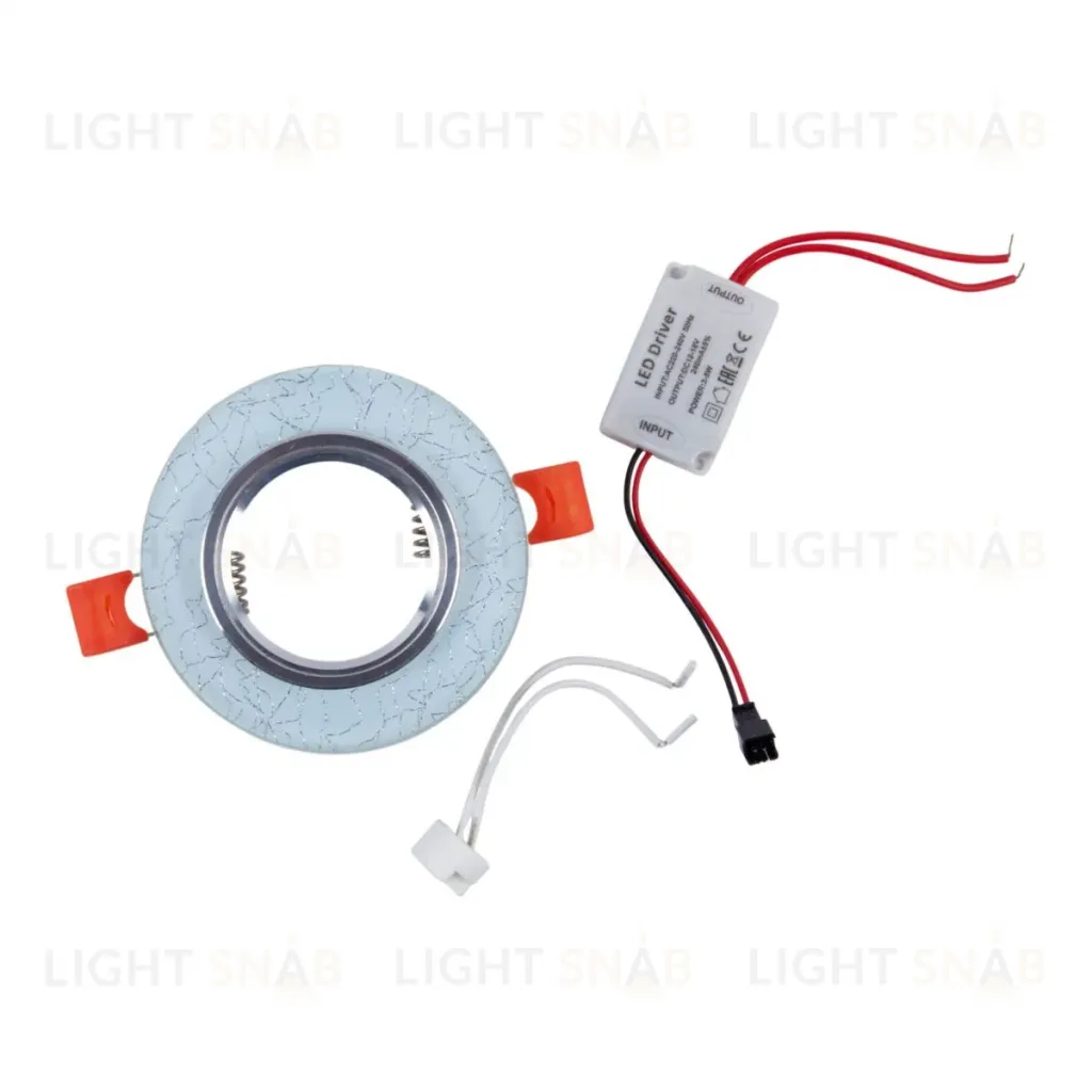 Встраиваемый светильник Fametto Luciole DLS-L208 GU5.3 CHROME/WHITE UL-00013091 DLS-L208 GU5.3 CHROME/WHITE