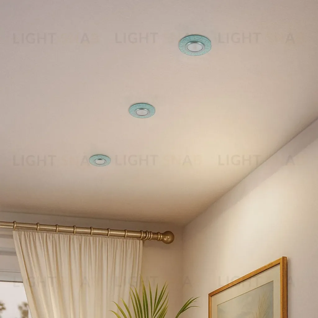 Встраиваемый светильник Fametto Luciole DLS-L208 GU5.3 CHROME/WHITE UL-00013091 DLS-L208 GU5.3 CHROME/WHITE