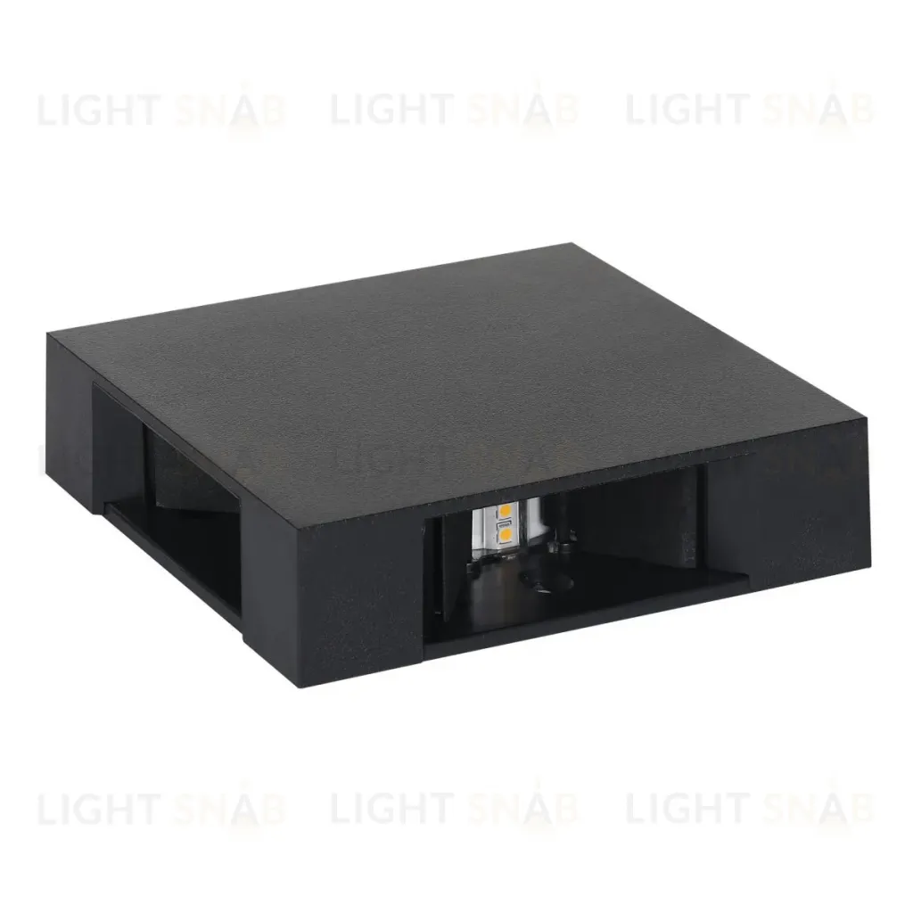 Уличный настенный светильник Uniel ULU-P33D-4W/4000K IP65 BLACK UL-00013621 ULU-P33D-4W/4000K IP65 BLACK