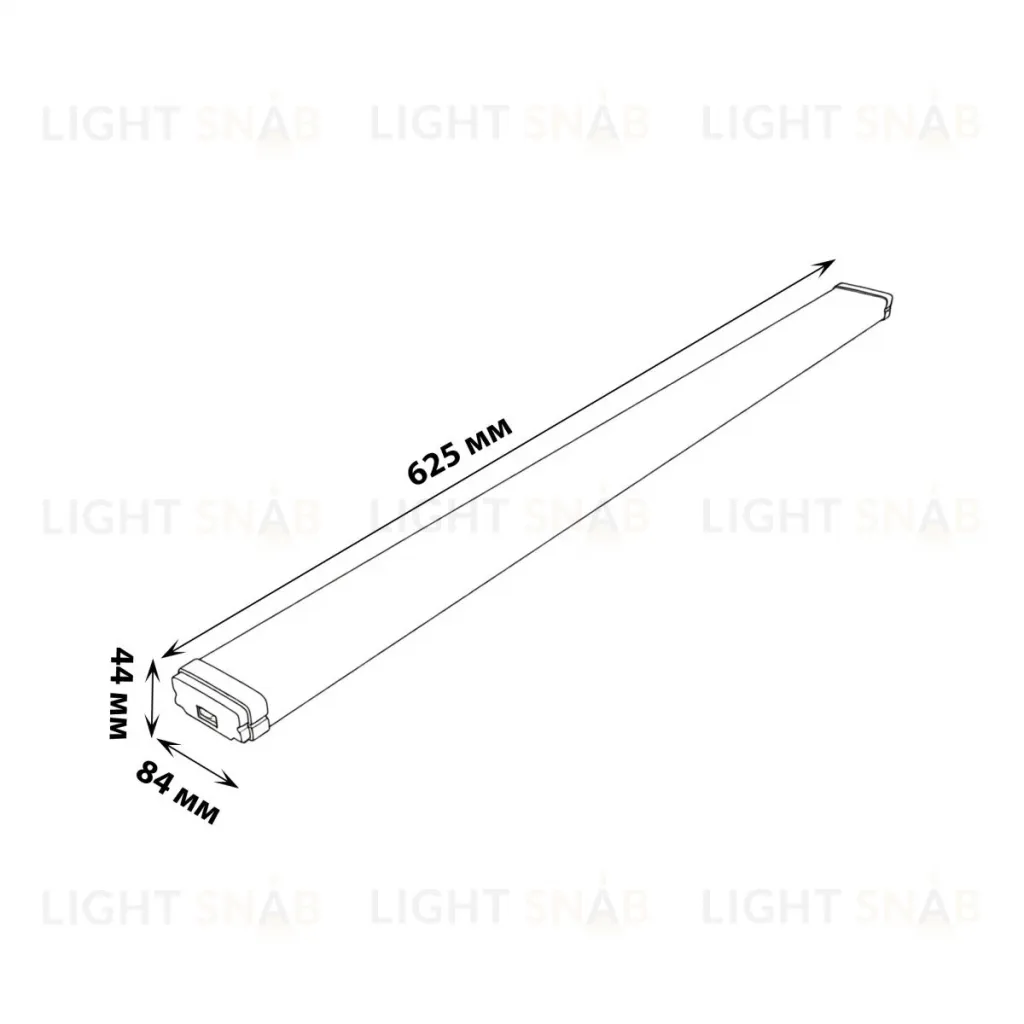 Линейный подвесной светильник Uniel ULO-K21A 20W/4000K/L62/K IP65 WHITE UL-00013698 ULO-K21A 20W/4000K/L62/K IP65 WHITE