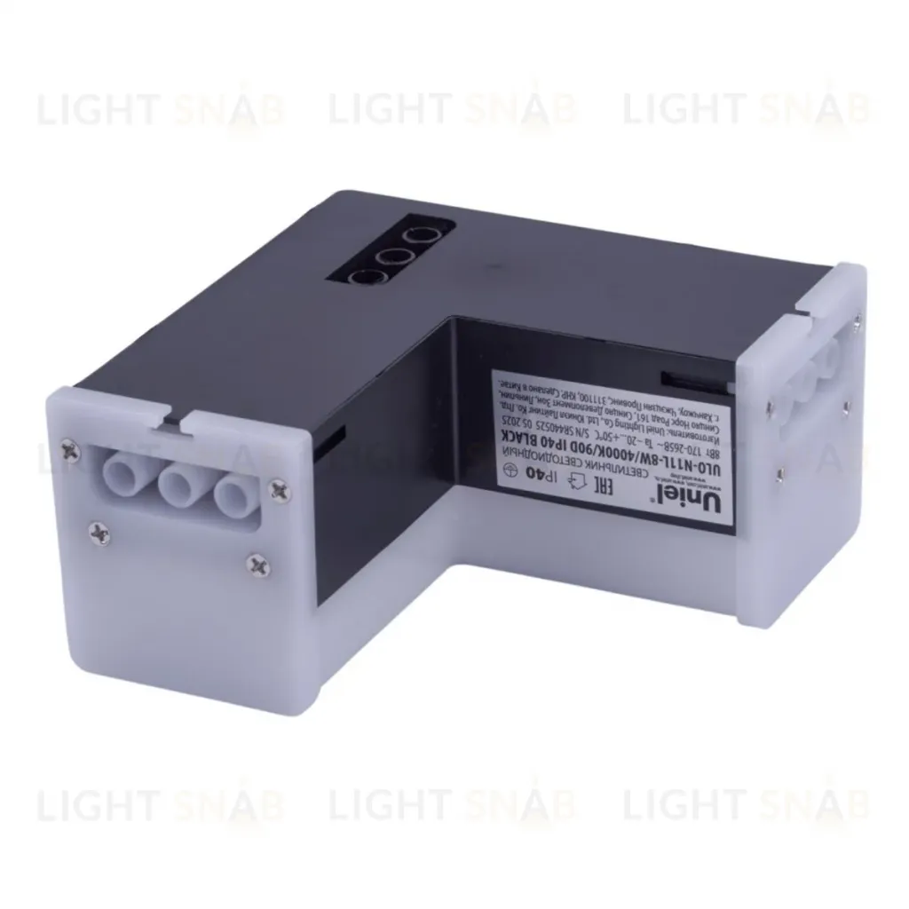 Модульный светильник L-образный Uniel ULO-N11L-8W/4000K/90D IP40 BLACK UL-00013273 ULO-N11L-8W/4000K/90D IP40 BLACK