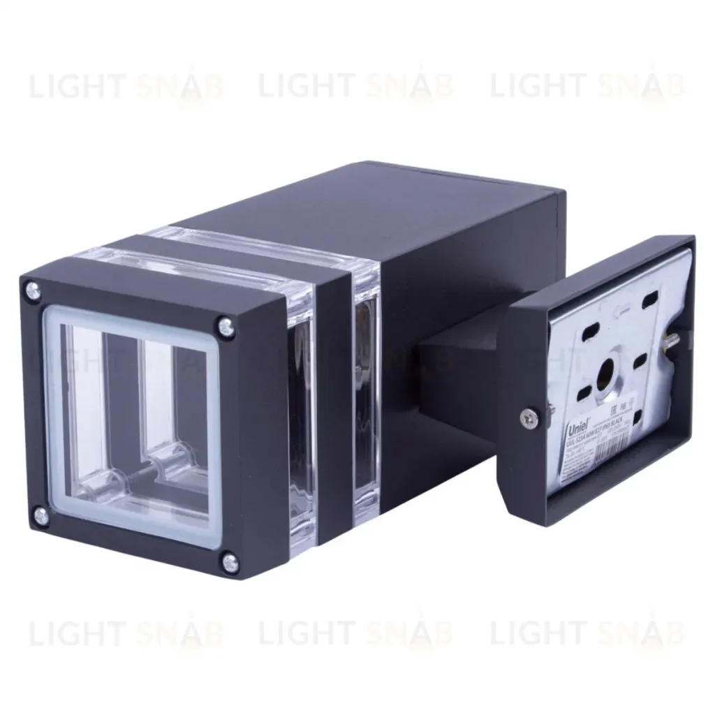 Уличный настенный светильник Uniel UUL-S23A 60W/E27 IP65 BLACK UL-00012922 UUL-S23A 60W/E27 IP65 BLACK