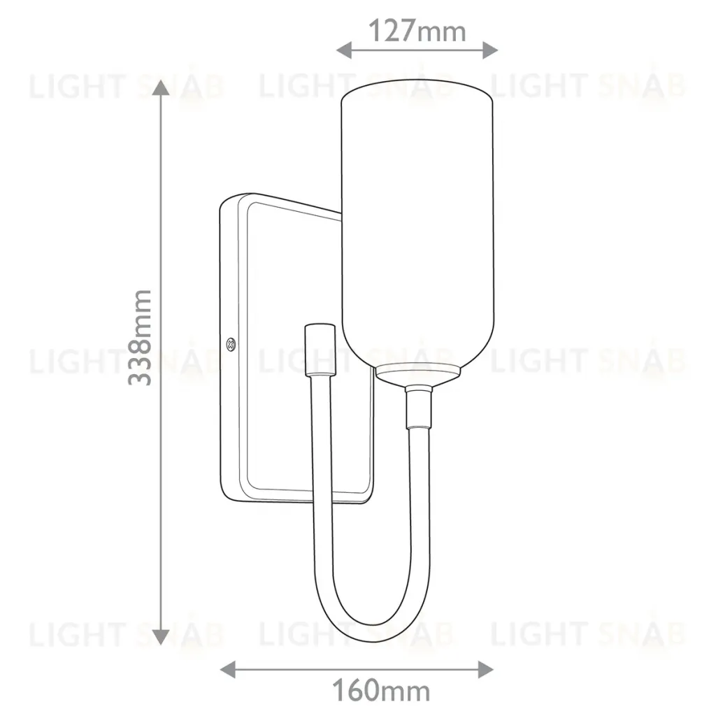 Бра для ванных комнат Kichler KL-SOLIA-1W-CPZB KL-SOLIA-1W-CPZB
