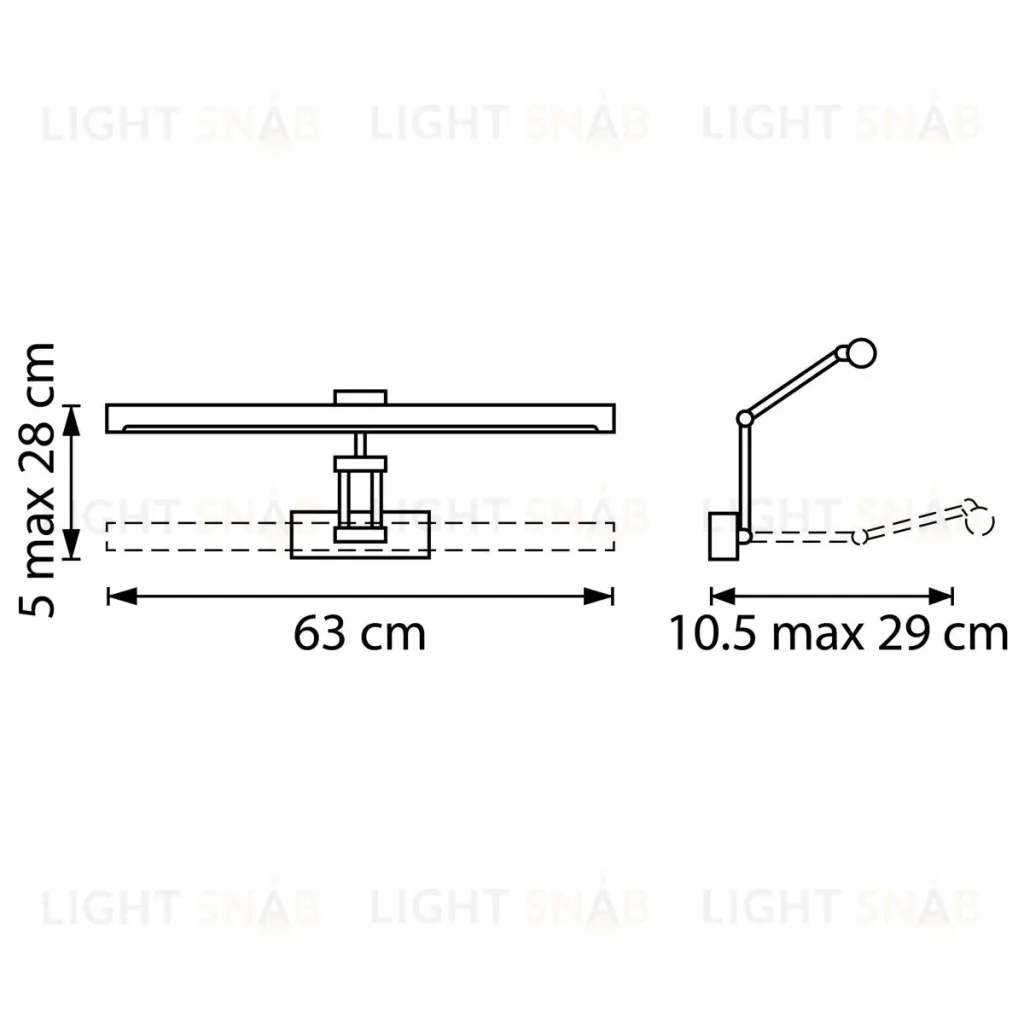 Подсветка для картин Lightstar Noce 201144 201144
