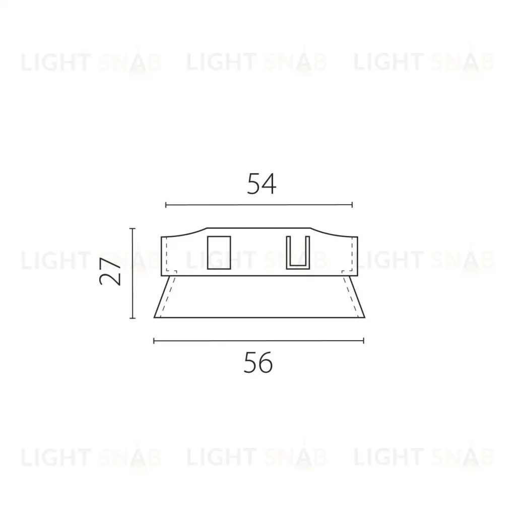 Насадка торцевая на светильник Rullo dia 60 mm Rullo Lightstar 202407 202407