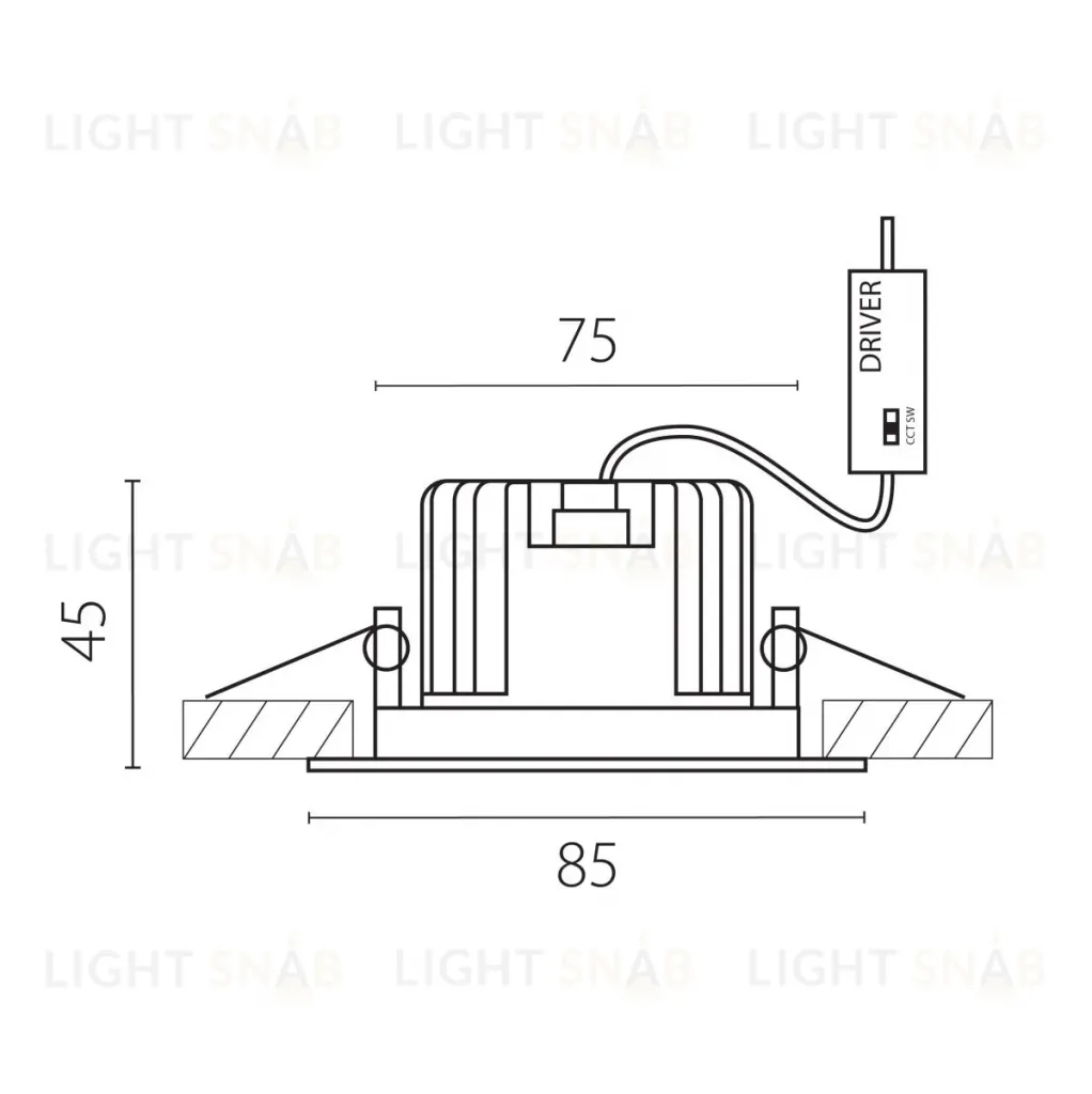 Встраиваемый светильник Lightstar Soffi IP65 212447IP65 212447IP65