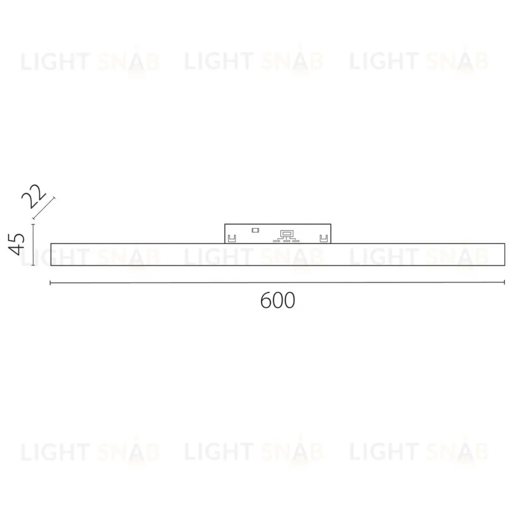 Трековый однофазный светильник заливающего света Lightstar Uno CCT 269607CCT 269607CCT