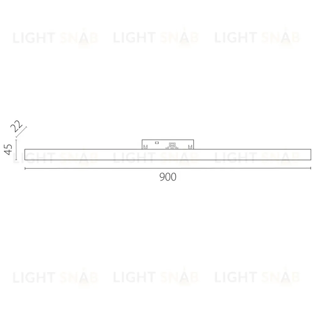 Трековый однофазный светильник заливающего света Lightstar Uno CCT 269907CCT 269907CCT