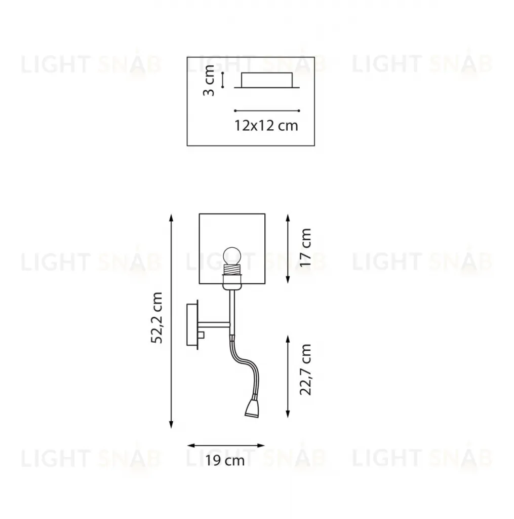 Бра Lightstar Flop 766627 766627