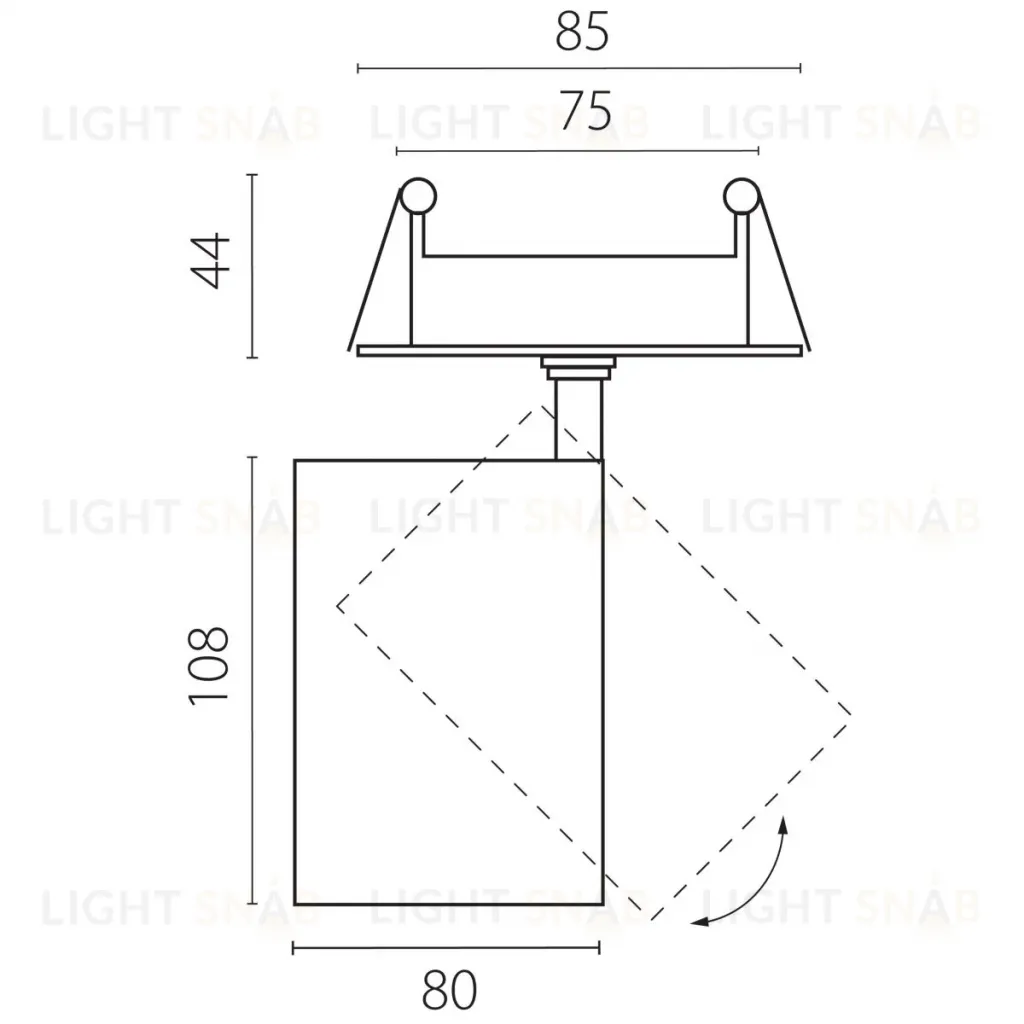 Встраиваемый светильник Lightstar Alta Base A5336RS A5336RS